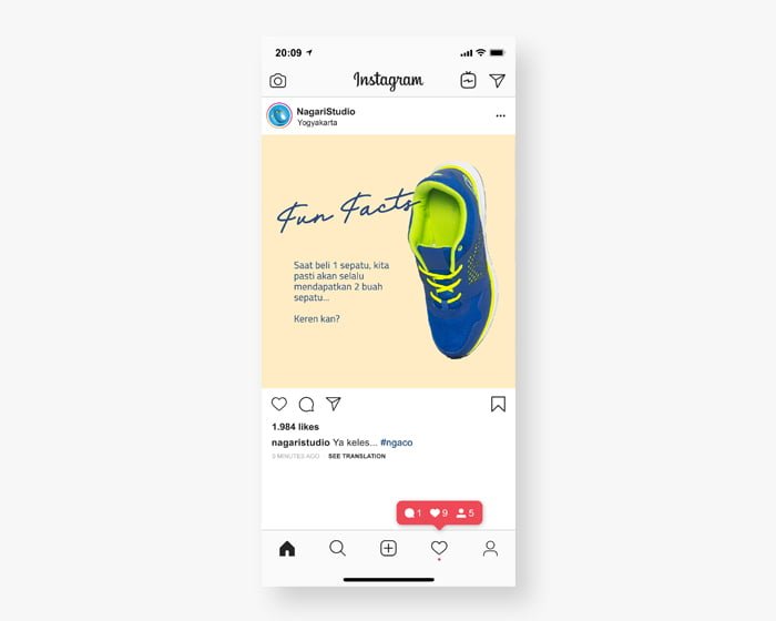 fun facts sepatu - 18 Ide Feed Instagram Hanya Bermodal 1 Foto Produk (gratis Template)