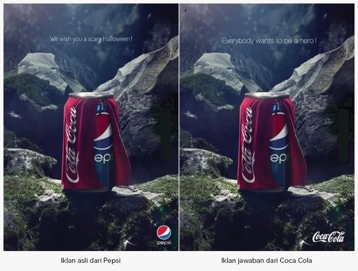 iklan halloween pepsi vs coca cola